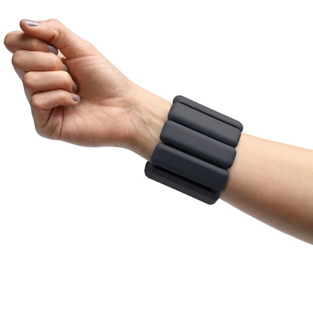 Bala Bangles, 1 LB Wearable Weights (set of 2) CHARCOAL, Unisex